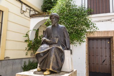 Statue of Ben Maimonides clipart