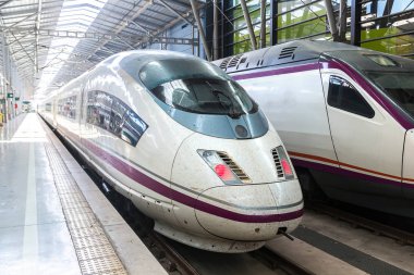 Malaga şehrinde tren istasyonu