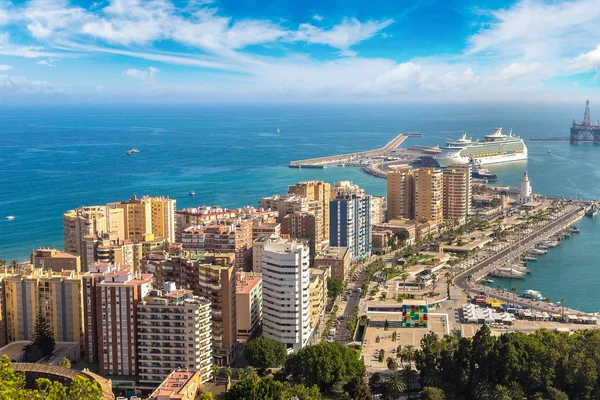 Panoramablick auf Malaga — Stockfoto