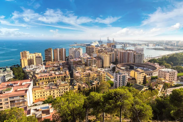 Panoramautsikt över Malaga — Stockfoto