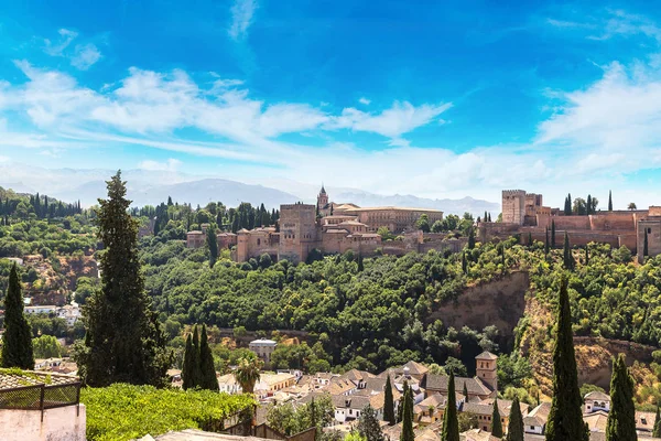 Fortaleza árabe de Alhambra — Fotografia de Stock