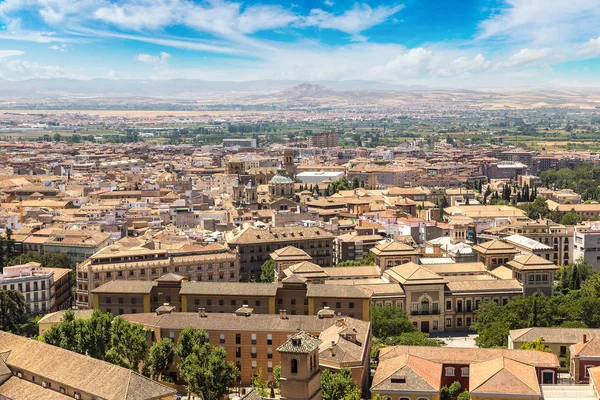 Panorámás kilátás nyílik Granada — Stock Fotó