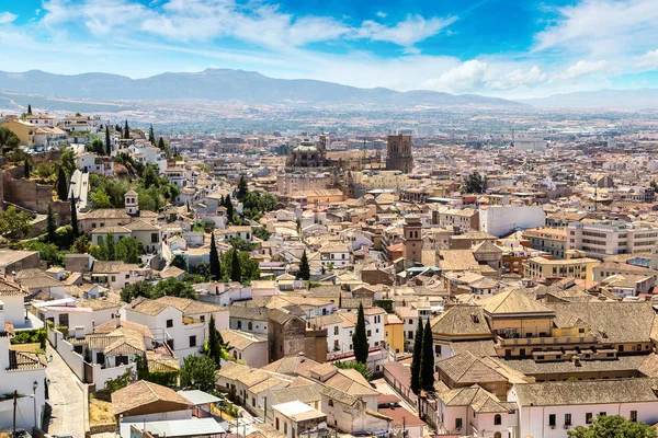 Панорамный вид Гранады — стоковое фото