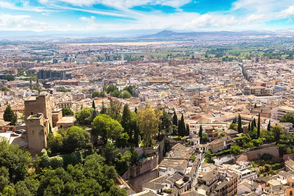 Panoramablick auf Granada — Stockfoto