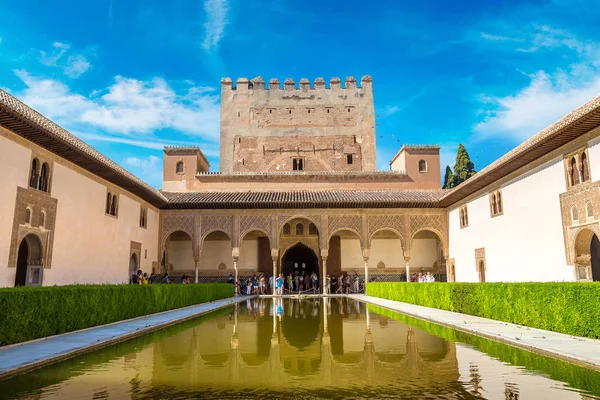 Court of Myrtles of Alhambra — Stock Photo, Image