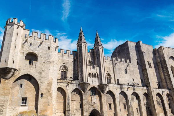 Papal palace in Avignon — Stock Photo, Image