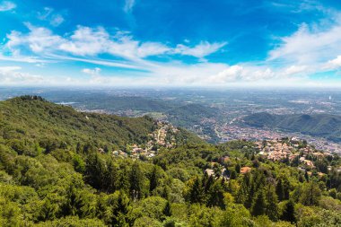 İtalyan panoramik havadan görünümü 