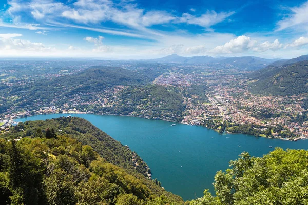 Comosjøen i Italia – stockfoto