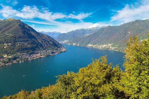 Lago de Como em itália — Fotografia de Stock