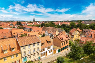 Bir Quedlinburg panoramik görünüm