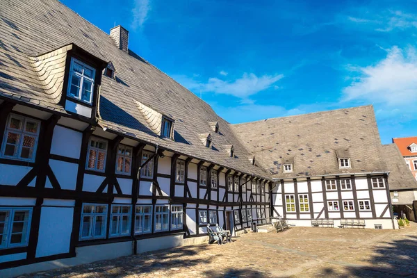Strada storica a Goslar — Foto Stock
