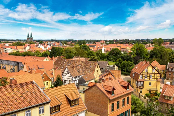 Πανοραμική άποψη της Quedlinburg — Φωτογραφία Αρχείου