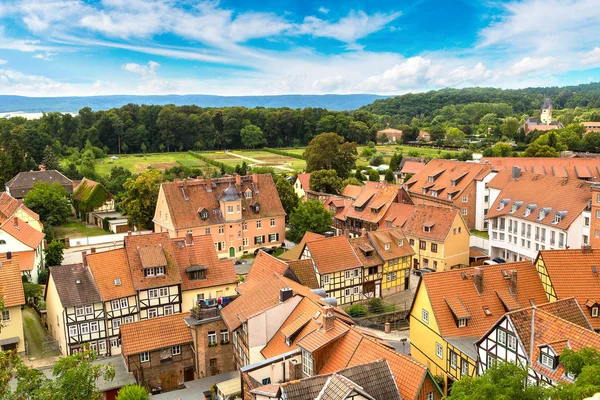 Quedlinburg an einem schönen Sommertag — Stockfoto