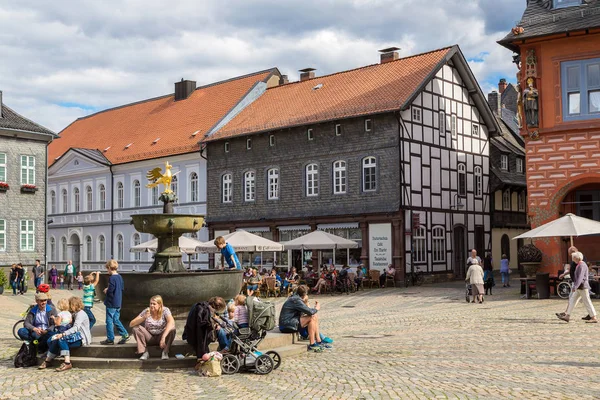 Piazza principale a Goslar — Foto Stock
