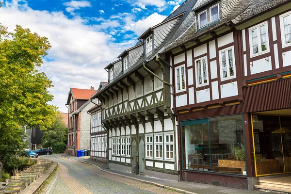 Történelmi utca, Goslar — Stock Fotó