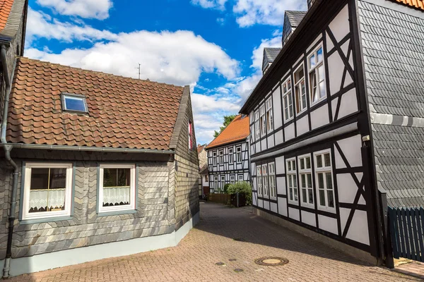 Strada storica a Goslar — Foto Stock