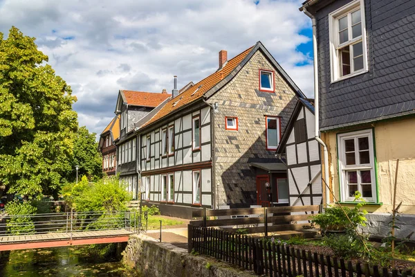 Strada storica a Goslar — Foto Stock