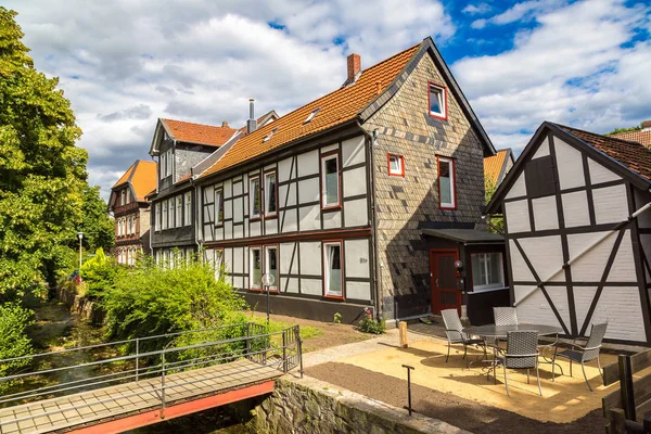 Rua histórica em Goslar — Fotografia de Stock