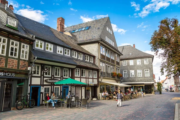 Strada storica a Goslar — Foto Stock