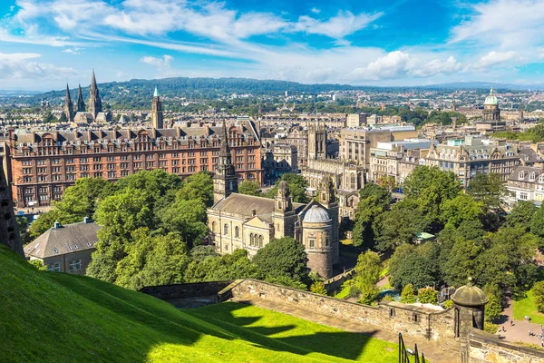 Edinburgh hava panoramik — Stok fotoğraf