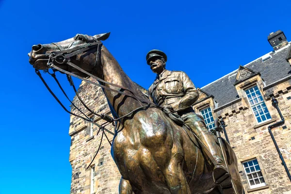 Statue in Edinburgh castle — Stock Photo, Image