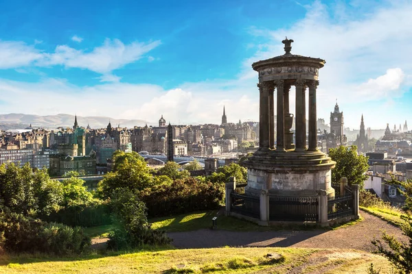 Edinburghi vár Calton Hill — Stock Fotó