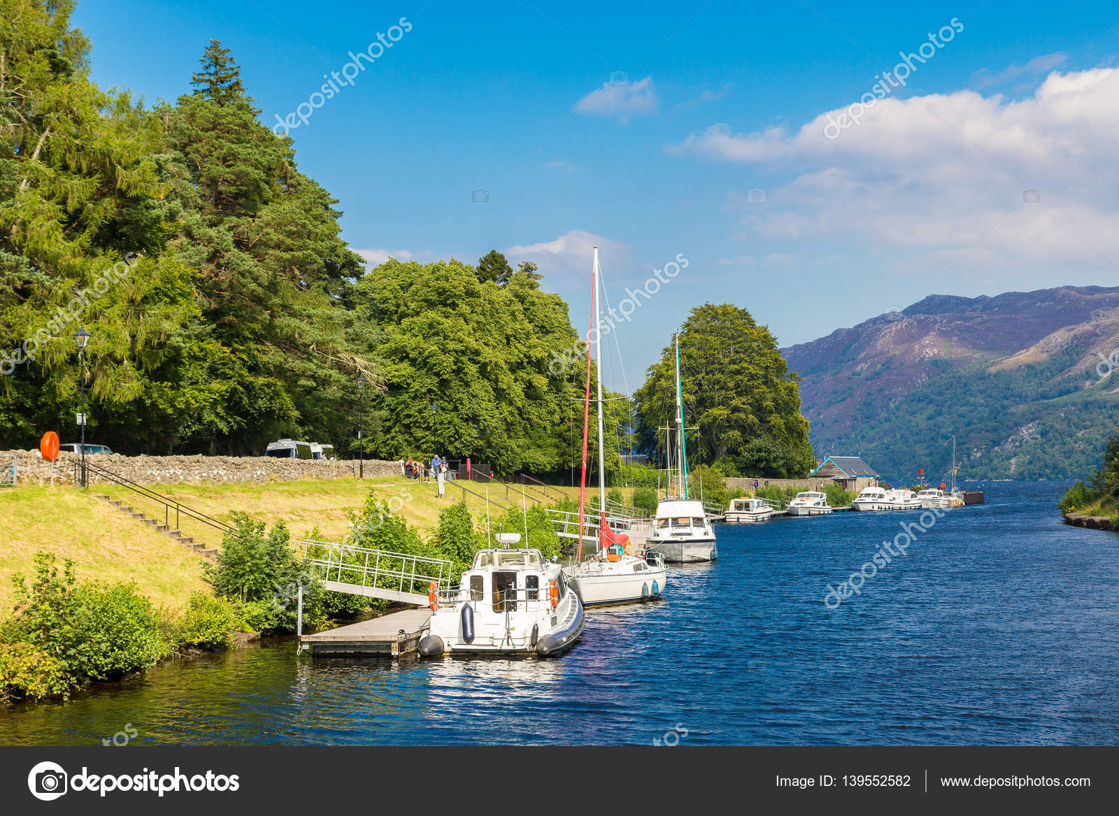 Yachts at Fort Augustus Stock Photo by ©bloodua 139552582