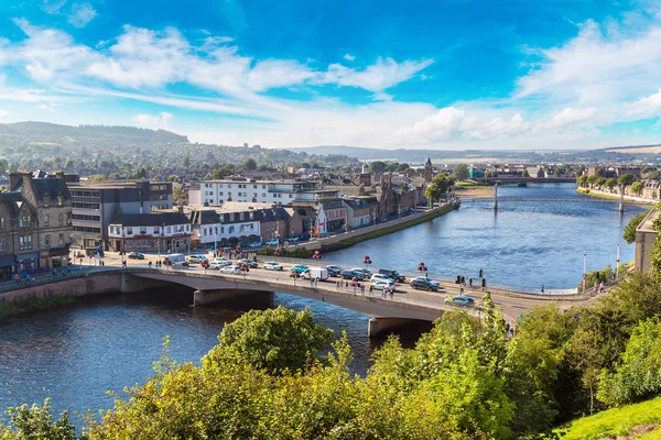 Cityscape Inverness, İskoçya — Stok fotoğraf