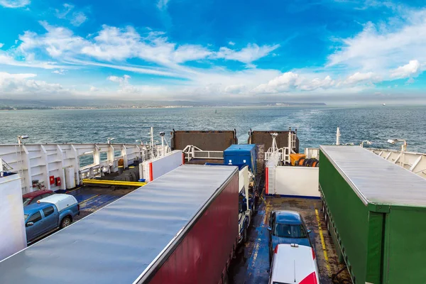 Navio de ferry na Escócia — Fotografia de Stock