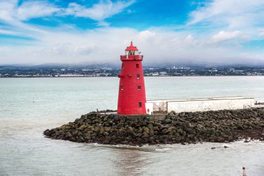 Dublin Port kırmızı fener