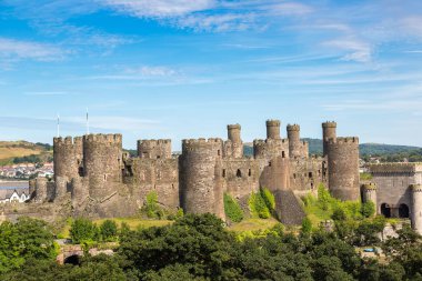 Galler'de conwy castle