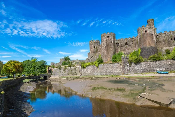 Conwy κάστρο στην Ουαλία — Φωτογραφία Αρχείου