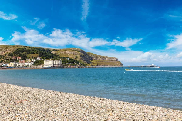 Stranden i llandudno i Wales — Stockfoto