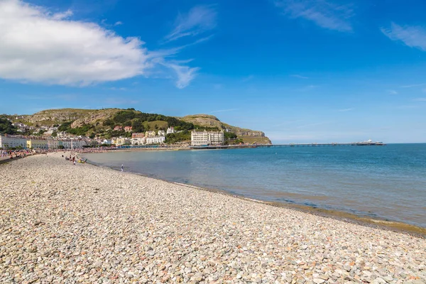 Stranden i llandudno i Wales — Stockfoto