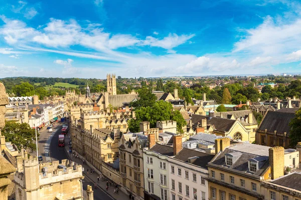 Vue aérienne panoramique d'Oxford — Photo