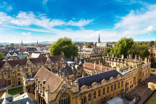 Vista aérea panorámica de Oxford —  Fotos de Stock