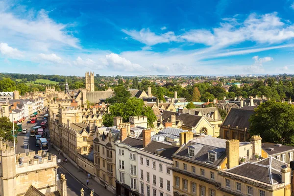Vue aérienne panoramique d'Oxford — Photo