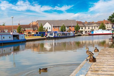 Kuğu Stratford-upon-Avon nehirde