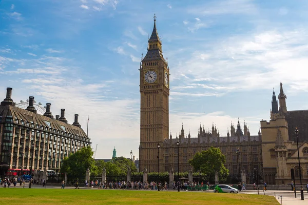 Parliament, Westminster Abbey och Big Ben — Stockfoto