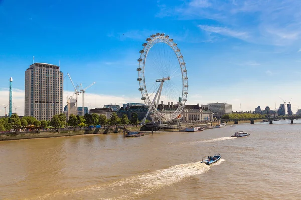 London Eye à noite — Fotografia de Stock