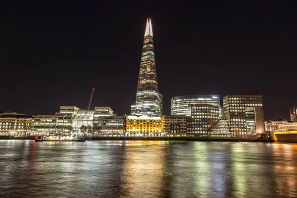 "Shard" Londra'da gece — Stok fotoğraf