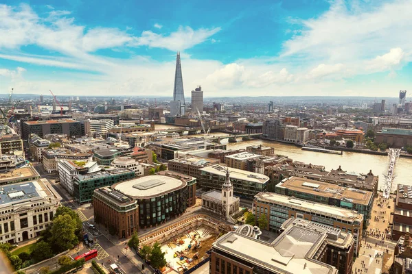 Панорамный вид на Лондон с воздуха — стоковое фото