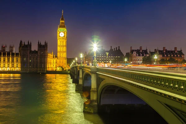 Big Ben, Parlamento, ponte de Westminster — Fotografia de Stock