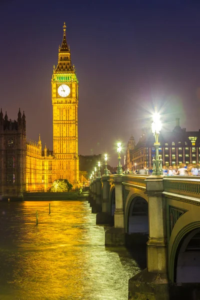 Big Ben, Parlamento, Westminster bridge — Foto de Stock