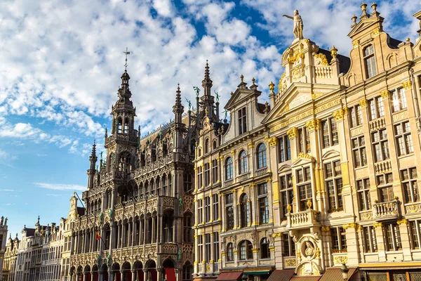 Het grand place in Brussel — Stockfoto