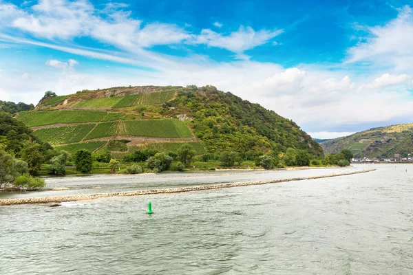 Romantica valle del Reno — Foto Stock