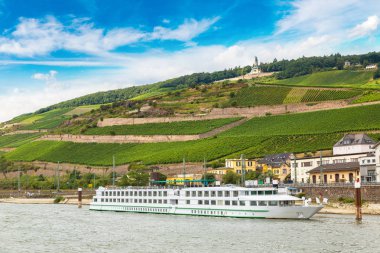 Romantic Rhine valley clipart