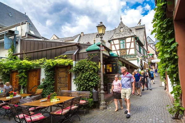 Давній архітектурі Rudesheim — стокове фото