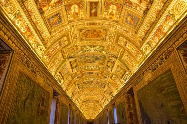 Harita odasında ünlü Resim Sergisi