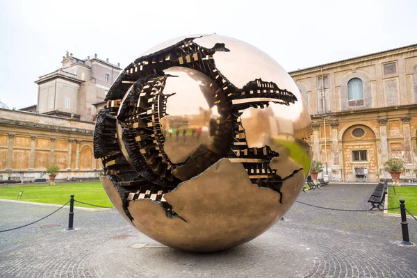 Golden sphere in Vatican — Stock Photo, Image